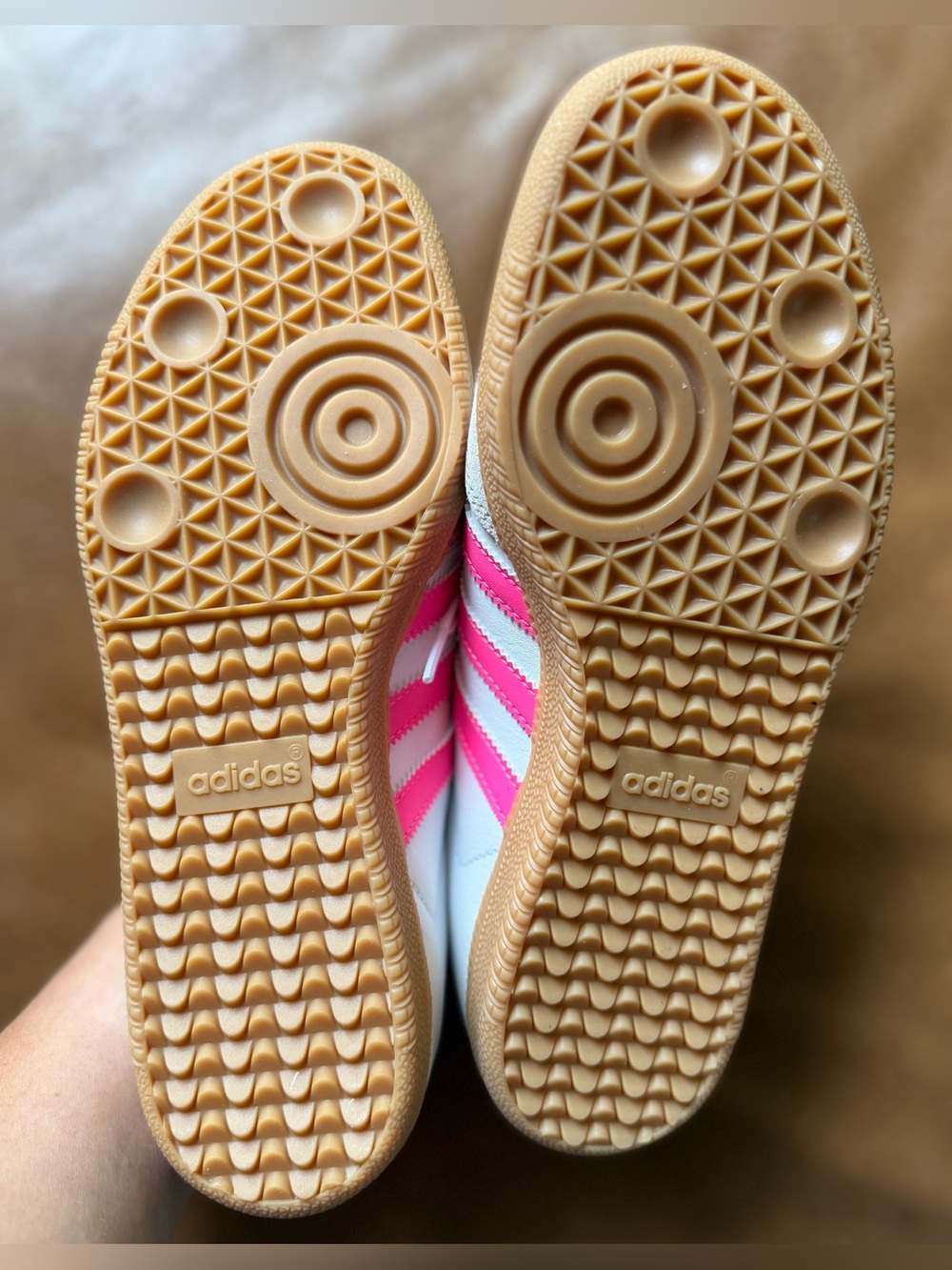 Adidas Samba White & Hot Lucid Pink Sneakers - Picture 4 of 10